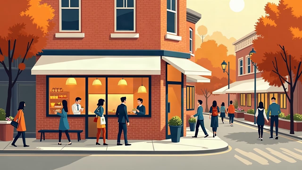 Editorial illustration: Best Asian Restaurants in Harrisonburg