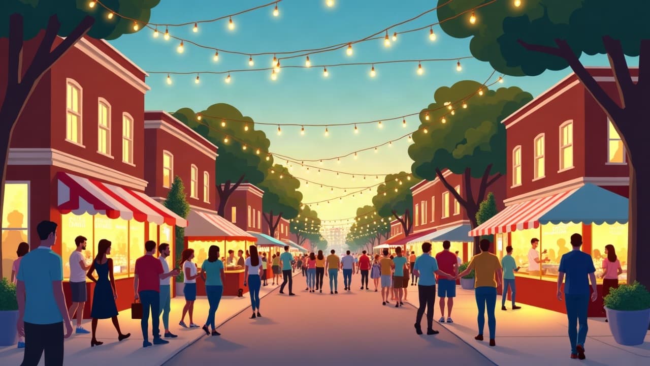 Editorial illustration: Exciting Weekend Ahead: JMU Football, Heritage Festival & More!