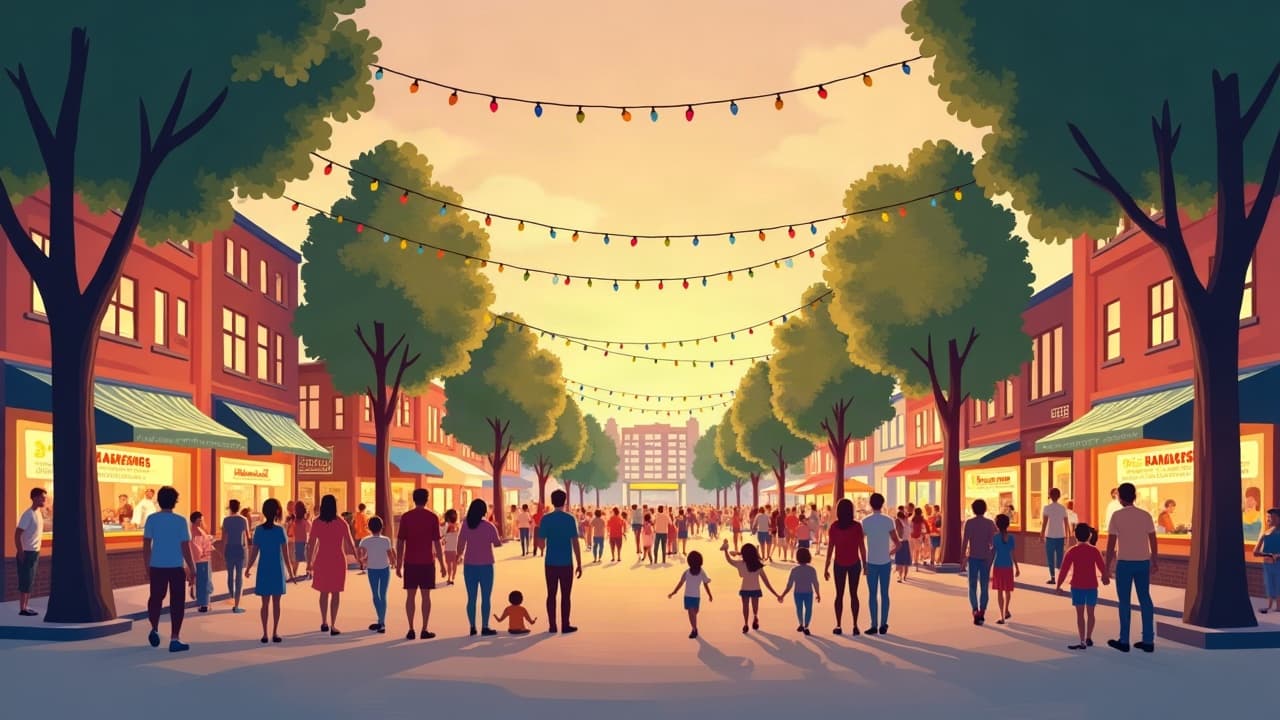 Editorial illustration: Family Weekend Guide: Fun Events for Kids in Harrisonburg